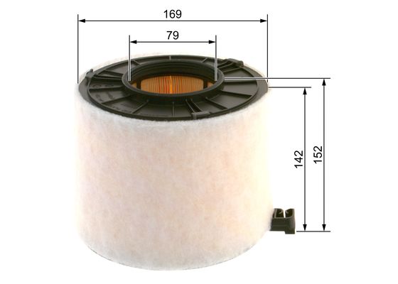 BOSCH 531029 F 026 400 422 FILTER ZRAKA VW F026400422