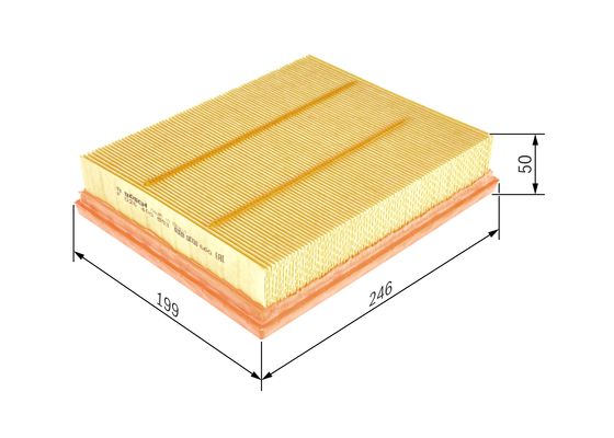 BOSCH 1001779083 F026400553 - Levegőszűrő