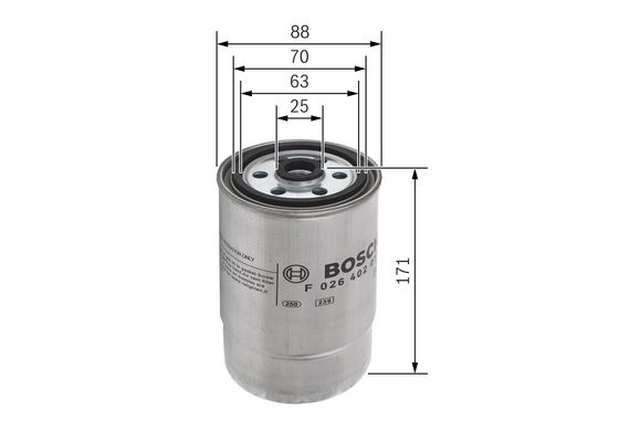BOSCH BOSF026402013 Üzemanyagszűrő