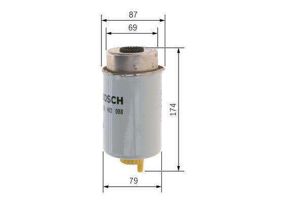 BOSCH F026402088 Üzemanyagszűrő