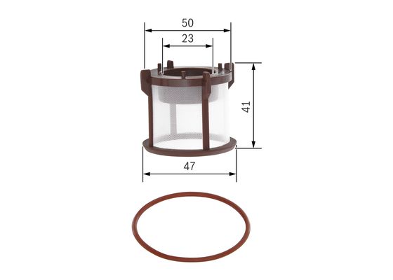 BOSCH 1001777403 F026402133 - Üzemanyagszűrő