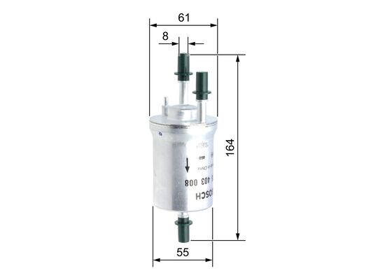 BOSCH BOSF026403008 Üzemanyagszűrő