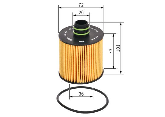 BOSCH 918 273 F 026 407 108 - Olajszűrő