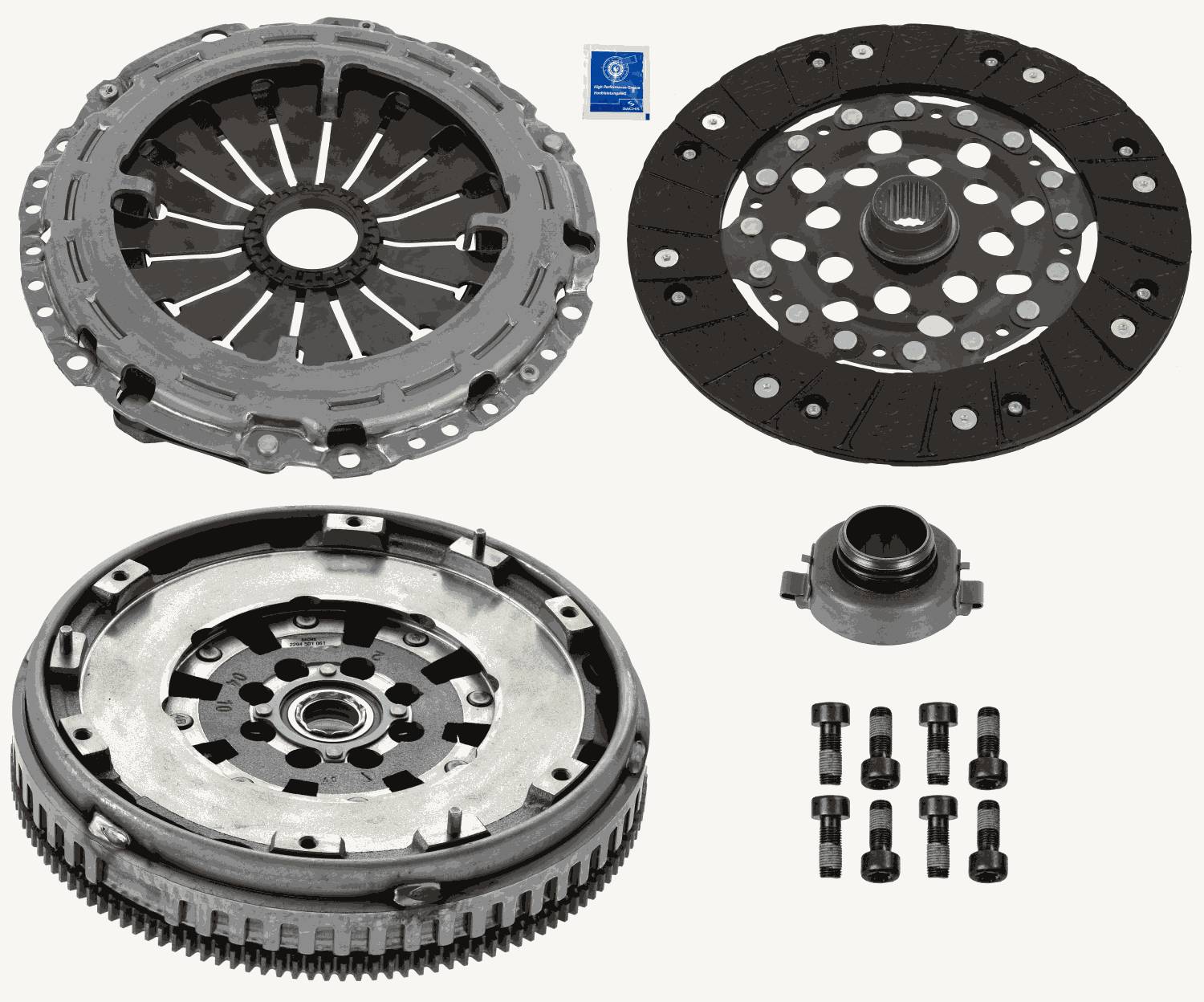 SACHS 1003043589 2290 601 140 - kuplungkészlet