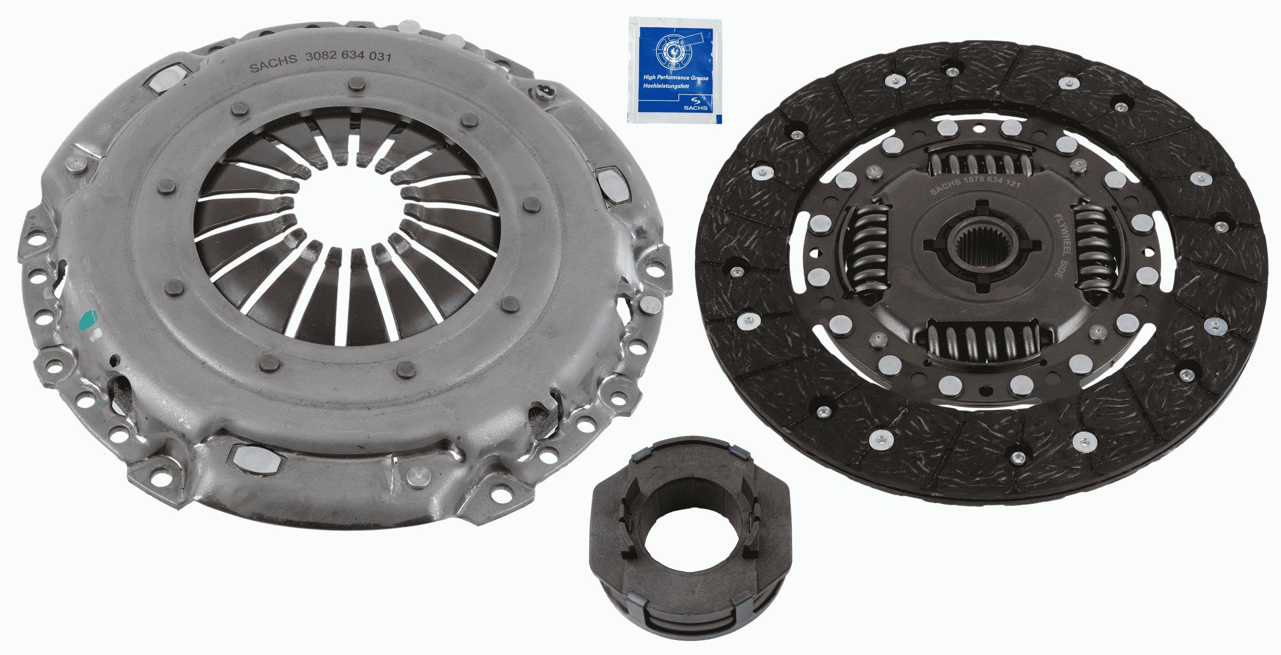 SACHS 3000 951 605 SPRZ?G?O KPL. SEAT CORDOBA/IBIZA/TOLEDO 1,9 TDI/2,