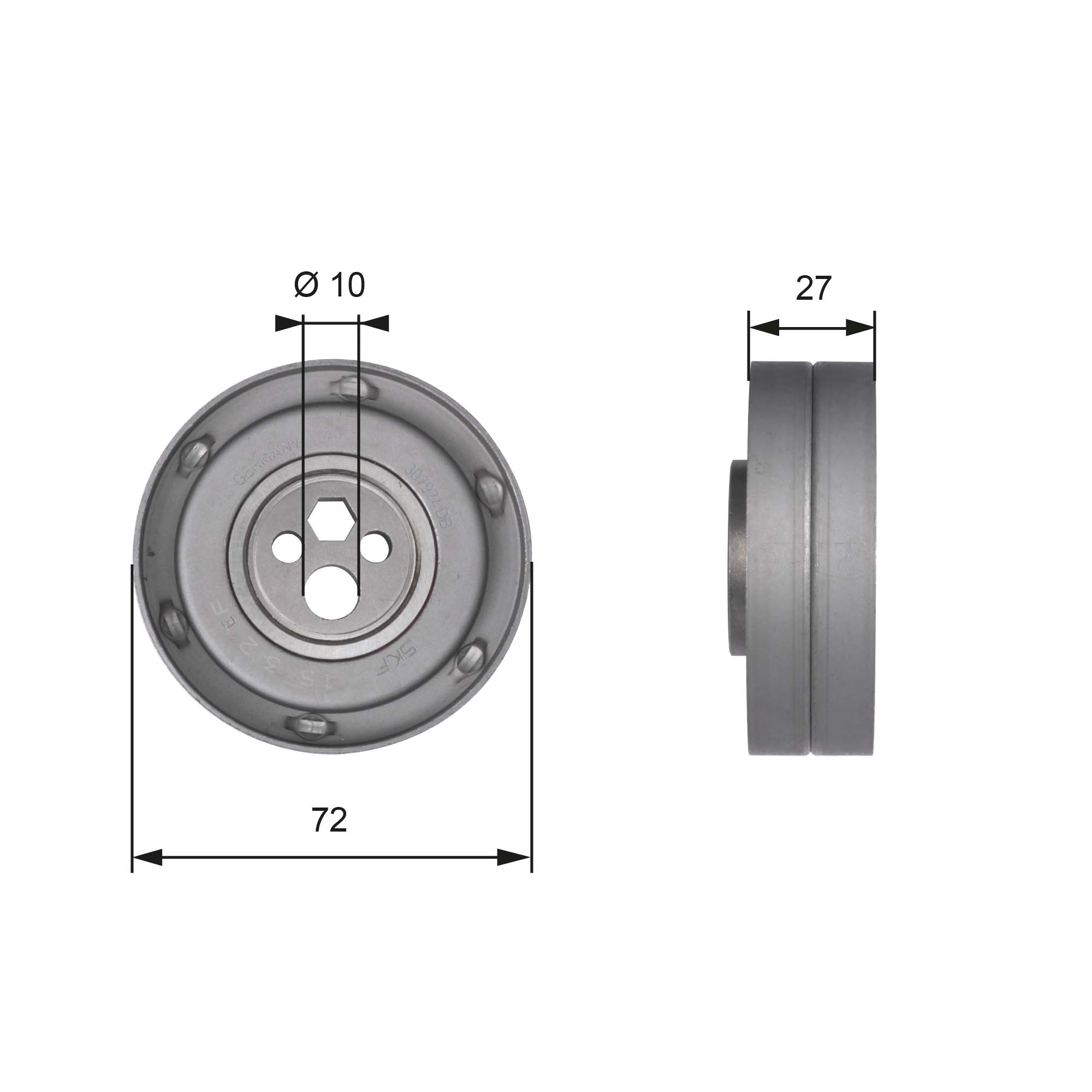 GATES GATT41216 feszítő, fogasszíj