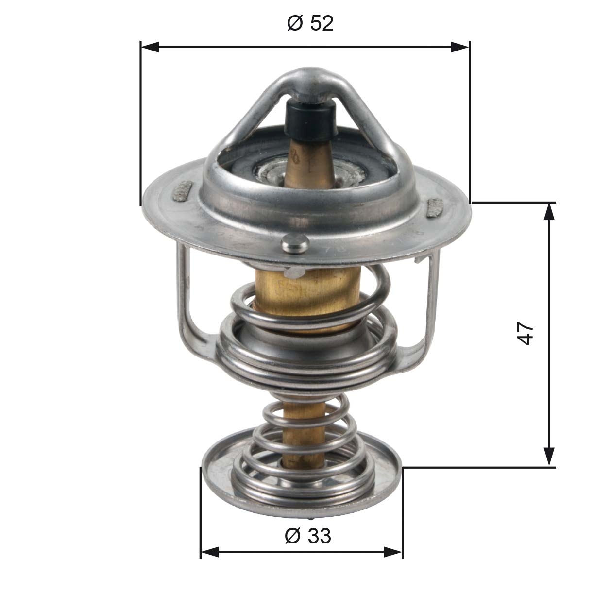 GATES GAT TH30580G1 Termosztát, termosztátház hűtőrendszerhez