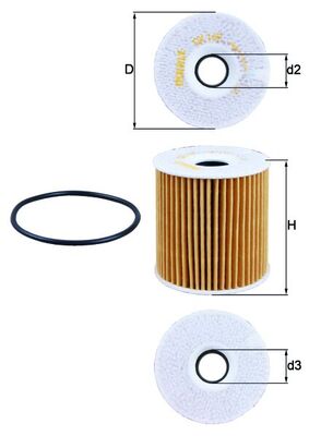 KNECHT KNEOX149D olajszűrő