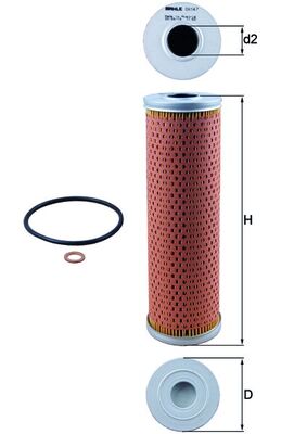 KNECHT KNEOX147D olajszűrő