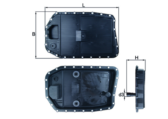 KNECHT KNEHX154 Olajteknő, automata váltó