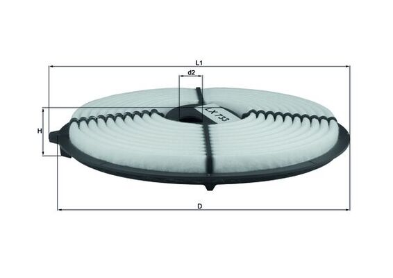 KNECHT KNELX733 légszűrő