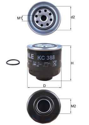 KNECHT KNEKC388D Üzemanyagszűrő