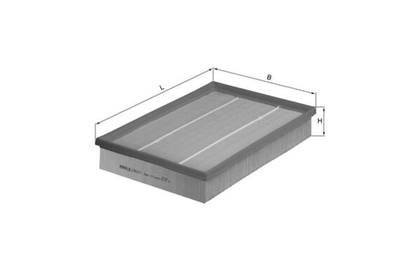 KNECHT KNELX460/1 légszűrő