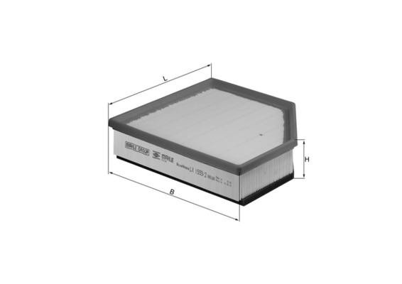 KNECHT KNELX1593/2 légszűrő