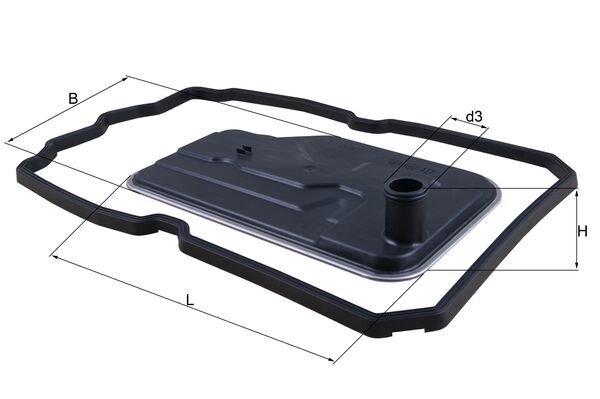 KNECHT KNEHX124D hidraulika szűrő, automatikus váltó