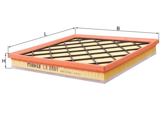 KNECHT KNELX2881 légszűrő