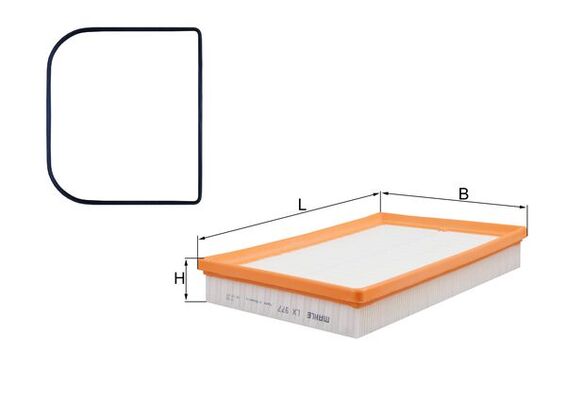 KNECHT KNELX977D légszűrő