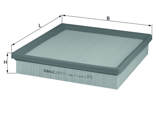 KNECHT KNELX2077/3 légszűrő