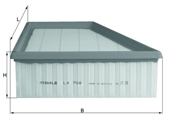 KNECHT KNELX708 légszűrő