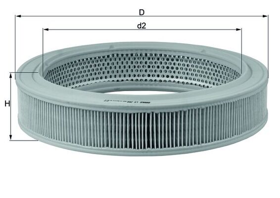 KNECHT KNELX208 légszűrő