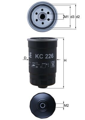 KNECHT KNEKC226 Üzemanyagszűrő