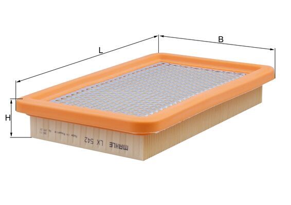 KNECHT KNELX542 légszűrő