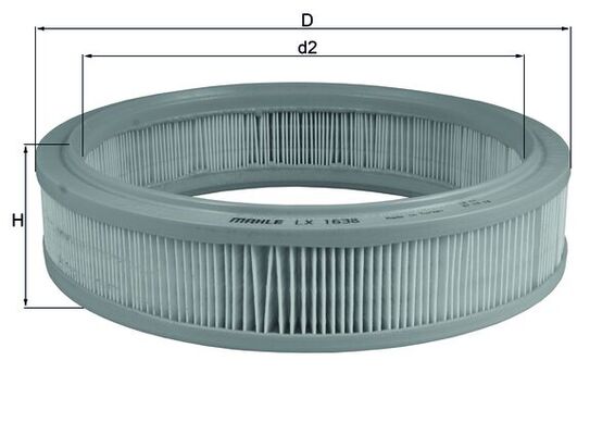 KNECHT KNELX1638 légszűrő