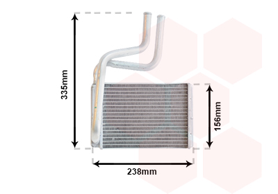 VAN WEZEL VNW18006286 Hőcserélő, belső tér fűtés