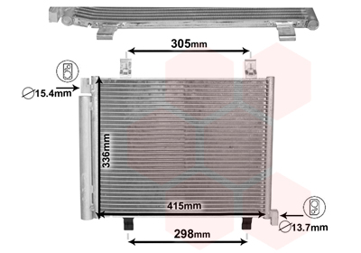 TQ 384724 HLADNJAK KL.VW UP TQ-58005327 CITIGO/MII 1.0I 11-