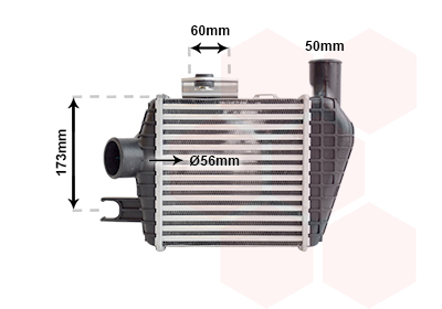 TQ 431241 82004226 - Intercooler, töltőlevegő hűtő