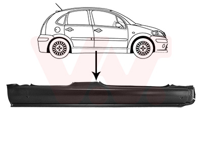 VAN WEZEL 510921 0925104 CITROEN C3 02-09 PRAG D 5VR 0925104