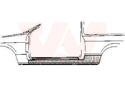 VAN WEZEL 14533 1734102 - Küszöb