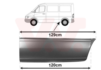 VAN WEZEL VWL3076141 Van Wezel oldalfal