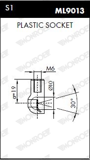 MONROE ML5778MON ML5778MON AMORTIZOR PORTBAGAJ MONROE
