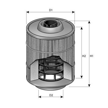 PURFLUX 526522 A3088 FILTER ZRAKA VW A3088