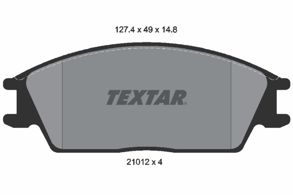 TEXTAR 2101204TX Fékbetét készlet, tárcsafék