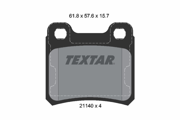 TEXTAR TEX 2114001 Fékbetét készlet, tárcsafék