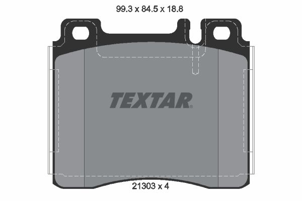 TEXTAR 2130304 Fékbetét készlet, tárcsafék