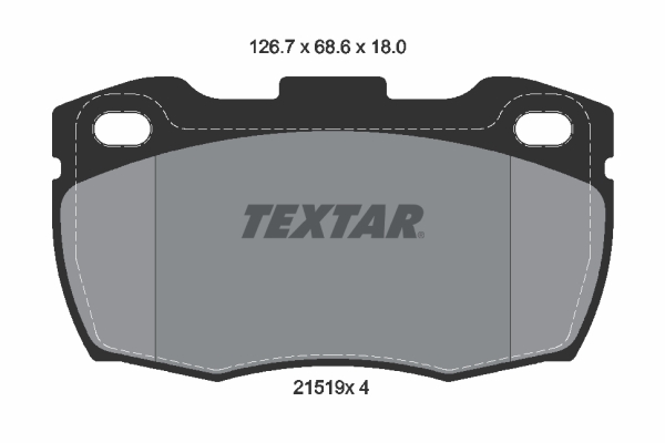 TEXTAR 2151901 Fékbetét készlet, tárcsafék