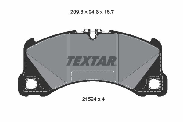 TEXTAR 2152401 Fékbetét készlet, tárcsafék