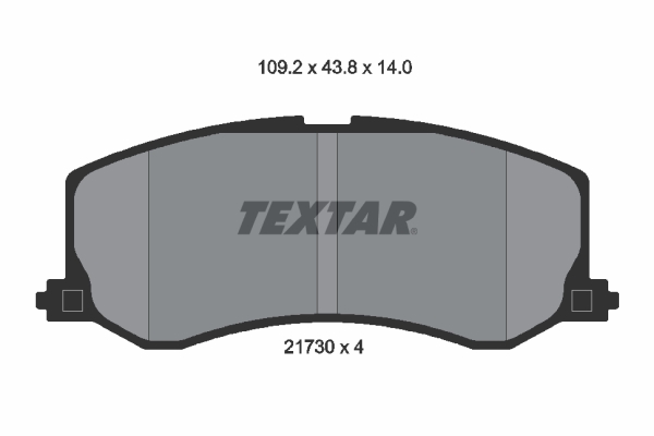 TEXTAR 2173001 Fékbetét készlet, tárcsafék