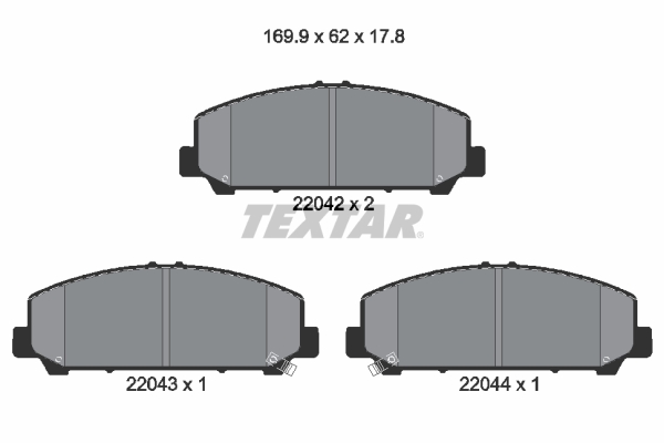 TEXTAR 2204201 f?kbet?tk?szlet, t?rcsaf?k