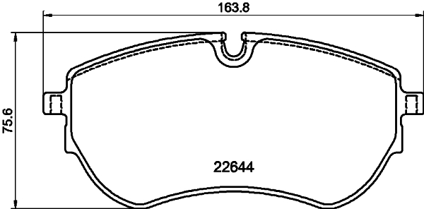 TEXTAR 2264403 fékbetétkészlet, tárcsafék