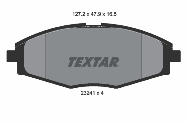 TEXTAR 205 594 2324102 - Fékbetét készlet, tárcsafék