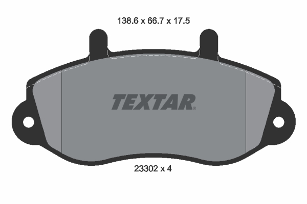TEXTAR 2330201 Fékbetét készlet, tárcsafék