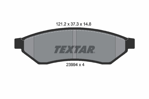 TEXTAR 2399401 Fékbetét készlet, tárcsafék