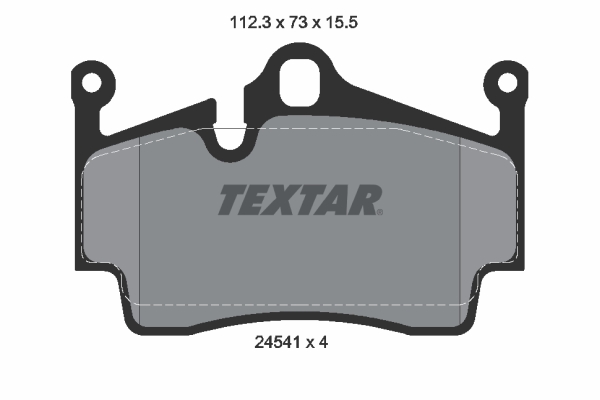 TEXTAR 2454101 FÉKBETÉT KÉSZLET, TÁRCSAFÉK