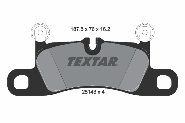 TEXTAR TEX 2514301 Fékbetét készlet, tárcsafék