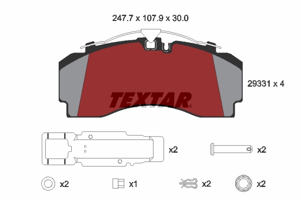 TEXTAR 514465 2933101 DISK PLO?ICE SCANIA 2933101