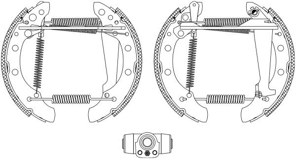 TEXTAR 84018301 FÉKPOFAKÉSZLET